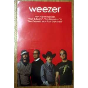  Weezer Red Album 11 x 17 inch promotional poster 