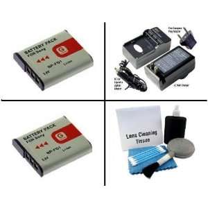  Batteries and a 5 Piece Cleaning Kit for Sony Cyber shot DSC HX5V 10 