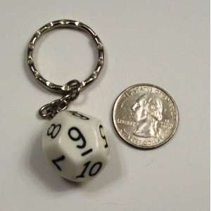  D12 Style Dice Keychain Toys & Games