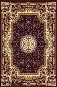 8x11 Area Rug Persian Traditional Oriental Design Burgundy Color New 