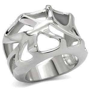  Stainless Steel Webbed Ring SZ 10 Jewelry