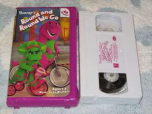   ROUND AND ROUND WE GO VHS VIDEO TAPE POP WHEELY KIDS LEARN BIKE SAFETY
