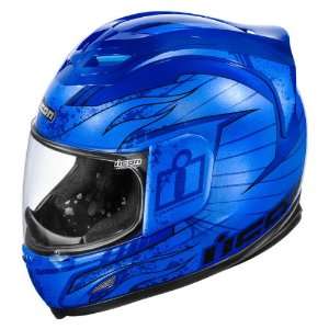  Icon Airframe Helmet   Lifeform Blue