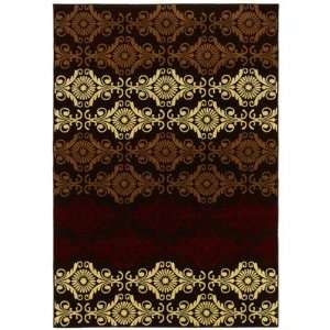  Home Fashions Design CCT10262 Charbel Brown Pattern 