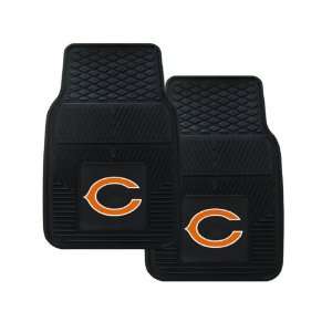   Universal Fit Front All Weather Floor Mats   Chicago Bears Automotive