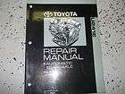 2003 03 Toyota CAMRY SOLARA AUTOMATIC TRANSAXLE Service Shop Repair 