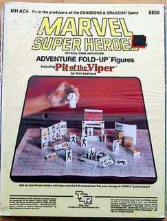 1984 Pit of Viper MARVEL Super Heroes RPG  