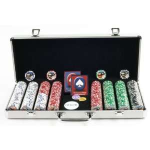  400 11.5g Jackpot Casino Clay Chip w/ Aluminium Case 
