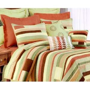  Harmony Dream Contemporary Stripe King Bed Quilt