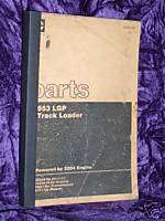 Caterpillar 953 LGP Track Loader Parts Manual 5Z345 up  