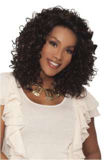 Vivica A. Fox Pure Stretch Cap Deeep Lace Front Shirley Temple Curls 