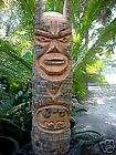   items in Totem Pole Tiki god Statue Carving Bar Wood 