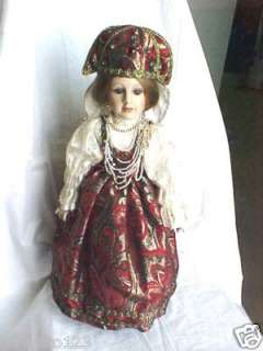 East European look porcelain doll  