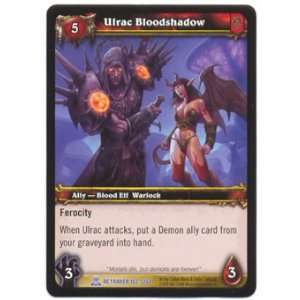  Ulrac Bloodshadow RARE #182   World of Warcraft TCG 