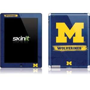 Skinit University of Michigan Distressed Logo Vinyl Skin for Apple New 