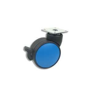   Casters   Black Caster with Blue Finish   Item #400 75 BL BU SP WB WCN