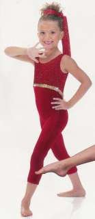 ACRO STAR Unitard Dance Costume Glitter SZ CHOICES  