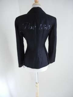 LIBERTINE Vintage ReConstructed BLACK JACKET M. Poet Poe 1849 Graphics 