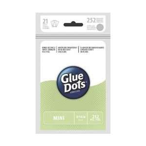  Glue Dots Glue Dots 3/16 Mini Dot Sheet 252 Clear Dots; 3 