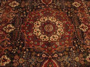 Rare Signed Persian Heiz Shbestar Tabriz rug 6 9x10 2  