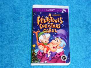   FLINTSTONES CHRISTMAS CAROL   HANNA BARBERA   VHS   CHRISTMAS CLASSIC