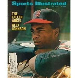 Alex Johnson Autographed Sports Illustrated Magazine (California 