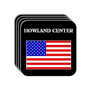 US Flag   Howland Center, Ohio (OH) Set of 4 Mini Mousepad 