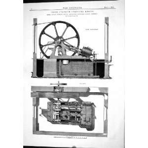  Engineering 1881 Three Cylinder Compound Engine Duncan 