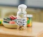 dollhouse miniatures food pickle bean w jar bottle  $ 3 68 