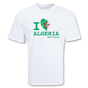  I Heart Algeria Soccer T Shirt