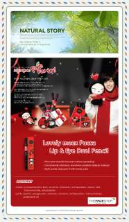 The Face Shop ] Lovely Pucca Lip & Eye Dual Pencil.  