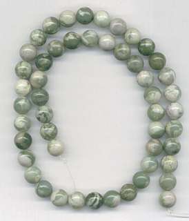 Lotus Jasper/ Peace Jade Gemstone 10mm Round Beads  