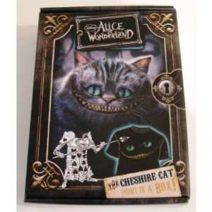 Disneys Alice in Wonderland Cheshire Cat T shirt in a Box 