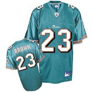  Ronnie Brown Repli thentic NFL Stitched on Name and 