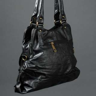   Bronze Metal Zipper Ruffle Turnlock Western Vtg Style Women Bag  