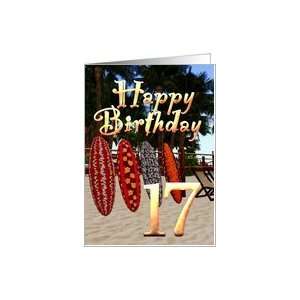 17th birthday Surfing Boards Beach sand surf boarding palm trees surf 