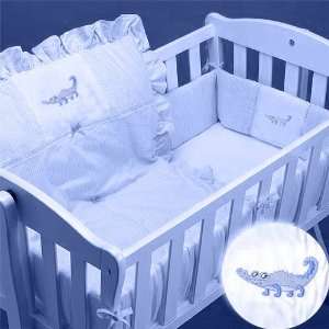  Blue Gator Cradle Bedding   Size 15x33 Baby