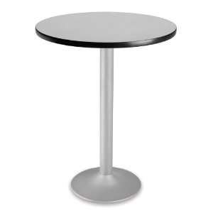  Round Cafe Table   Gray Nebula