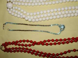 Huge Estate jewelry lot 130+ earring necklace signed stones cufflinks 
