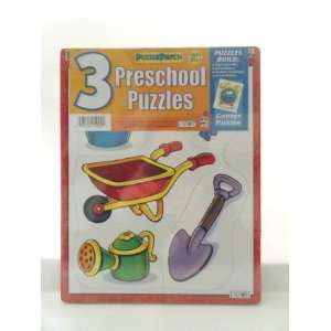  3 Pack Cardboard Preschool Puzzles 