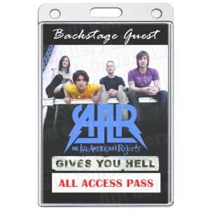  The All American Rejects All Access Laminated Pass 