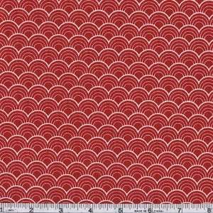   Pear Red Fabric By The Yard joel_dewberry Arts, Crafts & Sewing