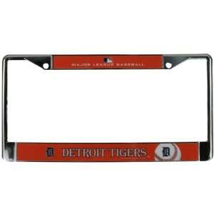  Detroit Tigers   Logo Metal License Plate Frame 
