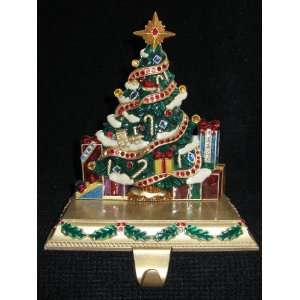  Christmas Tree Metal Decorative Christmas Stocking Holder 