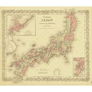  1855 map Japan