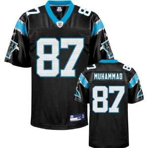  Muhsin Muhammad Black Reebok NFL Replica Carolina Panthers 