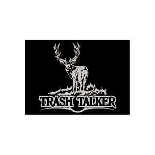 Trash Talker Upstream Images Silver Vinyl Wildlife Car Truck Window 