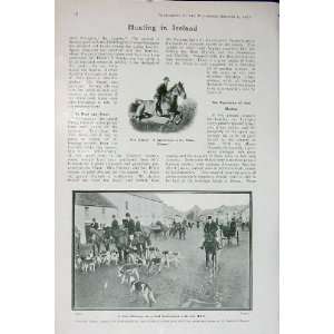  1907 Fox Hunting Horse Sport Hounds Berkeley Kilkenny 