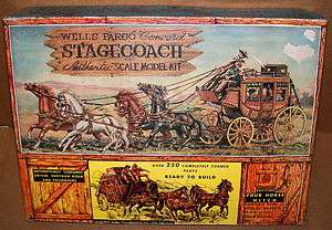   LARGE MARX THE WELLS FARGO CONCORD COACH STAGECOACH MODEL KIT  