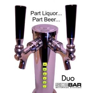   Tower® Serve Draft, Keg Beer and 5 Spirits from Chrome 2 faucet tower